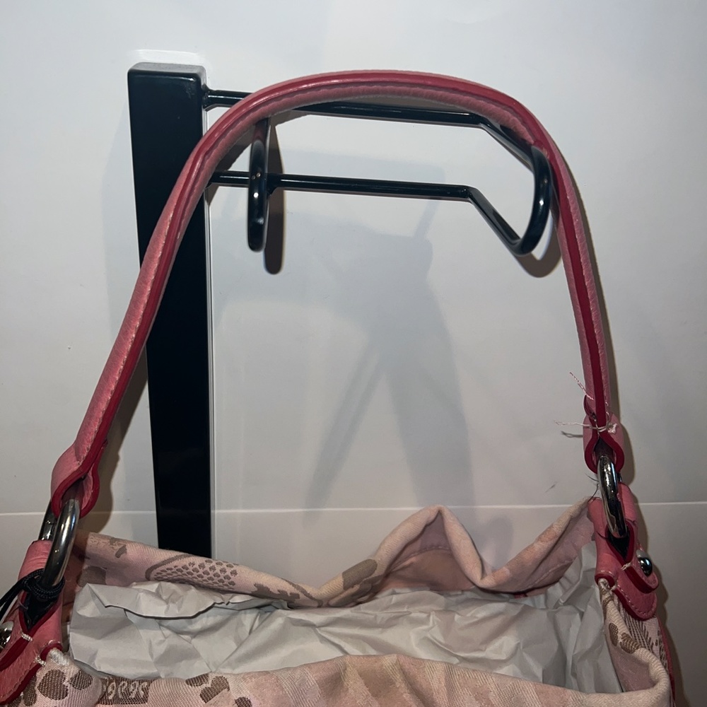 Vintage Pink Juicy Couture Purse Satchel Bag Wordy y2k preloved - Picture 5 of 11